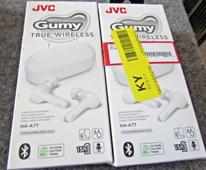 Set of Two JVC Gumy True Wireless Earbuds Headphones HA-A7T White - Picture 1 of 6