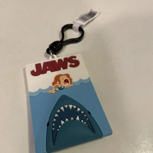 Jaws horror movie poster Bag Clip Exclusive Figure Bruce the Shark Spielberg - Picture 1 of 4
