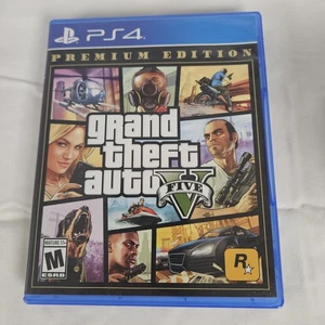 Grand Theft Auto V GTA 5 Premium PS4 Sony PlayStation 4 Completo CIB con Mapa - Imagen 1 de 4