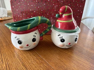 Johanna Parker Zucker- und Milchkännchen-Set Weihnachten NEU offener Karton - Bild 1 von 6