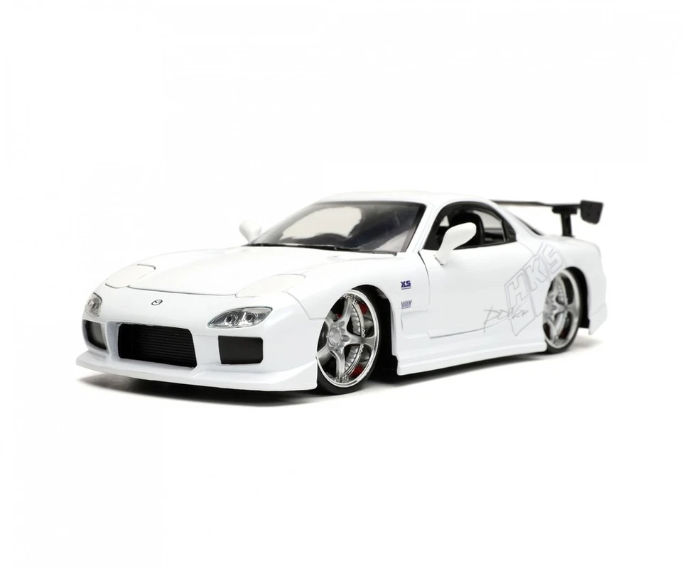 Mazda RX-7 1993 Bianco Fast & Furious Modellino 1:24 Jada Toys - Immagine 1 di 1
