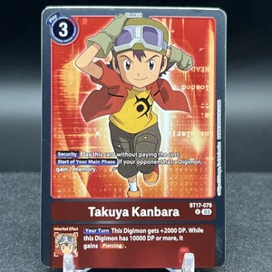 Takuya Kanbara BT17-079 R Digimon Card - Picture 1 of 2