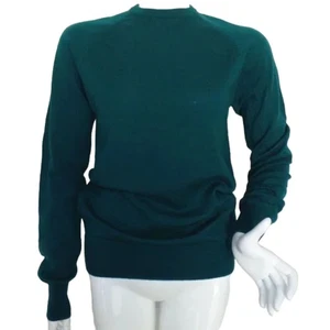 Suéter Vintage YVES SAINT LAURENT, M, Verde, Raglán Manga Larga, 100% Lana - Imagen 1 de 8