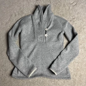 Felpa donna in pile The North Face NO TAGLIA ETICHETTA grigia - Foto 1 di 6