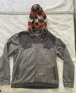 O’Neill Men’s Large Hoodie Grey Warm Detachable Hoodie - Picture 1 of 6