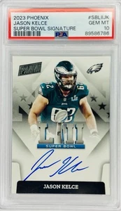 2023 Phoenix SUPERBOWL SIGNATURE Jason Kelley #SBLII-JK Panini PSA 10 - Picture 1 of 2