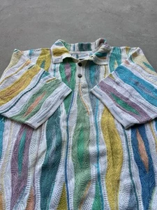 Coogi Australia Short Sleeve Spring Color Polo Sweater size XXL - Picture 1 of 10