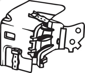 Hanger, exhaust system BOSAL 255-906 for RENAULT THALIA I (LB_) 1.9 1998-2001 - Picture 1 of 6
