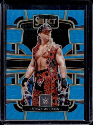 2024 Select WWE Shawn Michaels Light Blue Prizm Concourse #41/249 - Image 1 of 2