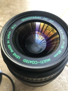 Quantaray AF 28-80mm lense FX Nikon D70,80,90,200,300,600,700,750,800,810 ,700 - Picture 1 of 8