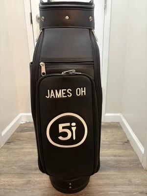 NUEVO Carro de golf Jones Sports de cuero premium profesional bolsa James Oh edición limitada Foto 1 de 4