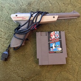 Nintendo NES Super Mario Bros Duck Hunt with Zapper Gun