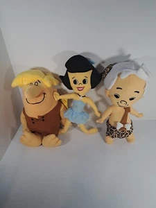 2010 Sugar Loaf The Flintstones Rubble Family Plush Set - Picture 1 of 1
