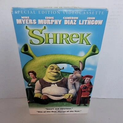 Shrek VHS 2001 Special Edition Big Box good Condition Video Cassette Animated - Image 1 of 4