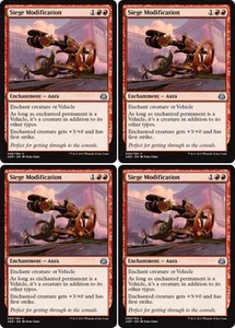 MTG - 4x SIEGE MODIFICATION - Aether Revolt (U) - Picture 1 of 1