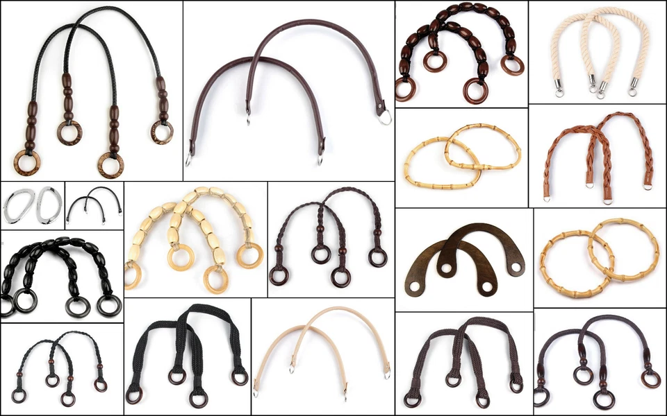 2 St. Taschengriffe Taschen Henkel Griffe Taschengriff wahlweise  - Bild 1 von 1