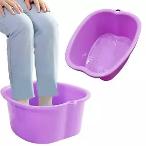 Foot Soaking Bath Basin Large Size Feet Massager Tub At Home Spa Pedicure NEW - Picture 1 of 12