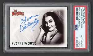 Yvonne DeCarlo Lily The Munsters PSA/DNA Authentic Autograph Signed Rittenhouse - Bild 1 von 2