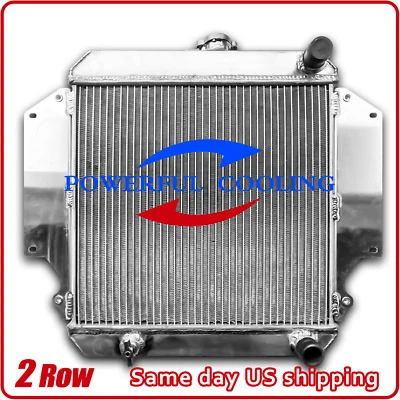 Radiador de aluminio apto para 85 86-88 87 Suzuki Samurai 1.3L I4 JA JX 1986-1988 1987 MT Foto 1 de 4