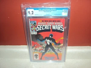 MARVEL SUPER HEROES #8 SECRET WARS ORIGIN OF SYMBIOTE SPIDER-MAN CGC 9.2 COMIC - Picture 1 of 3