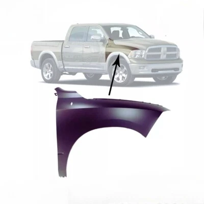 New Front Fender RH Primed For 2011-2018 Ram 1500 2500 19-24 Ram 1500 Classic - Image 1 of 4