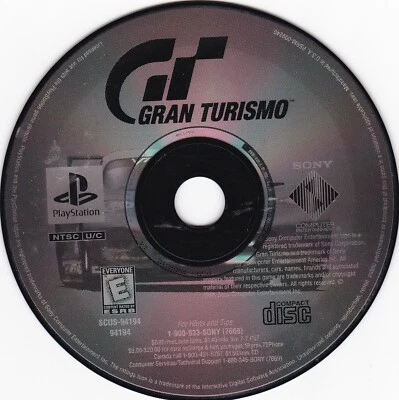 Gran Turismo (Playstation 1) *DISC ONLY* - Image 1 of 2