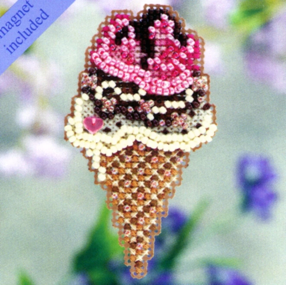 Triple Scoop Bead Ornament Kit Mill Hill 2011 Spring Bouquet