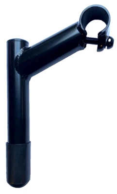 QUILL MOUNTAIN BIKE HYBRID HANDLEBAR STEM 25.4mm (1 1/8") 90mm REACH BLACK - Image 1 of 2