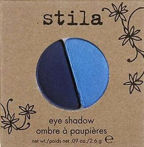 Stila Eye Shadow Duo Pan Shade Borealis Indigo/Lake Blue 0.09oz NWB