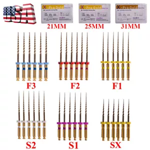 Archivos de endodoncia Easyinsmile Dental NITI Endo Rotary File X-Pro Gold Taper 6 un. - Imagen 1 de 20