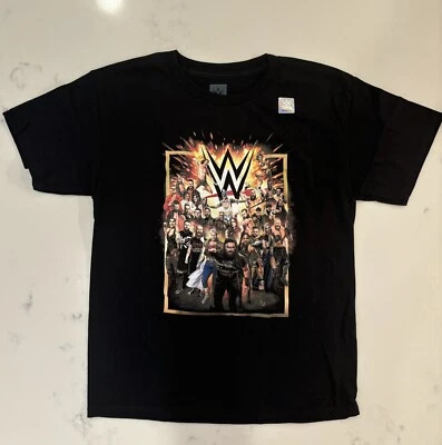 Camiseta Juvenil WWE 2023, Negra, Talla Juvenil Mediana-NUEVA Foto 1 de 4