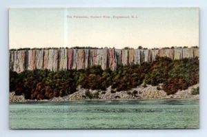 Englewood NJ New Jersey THE PALISADES Hudson River Postcard c.1910 Germany - Picture 1 of 2