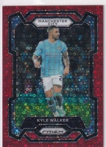 Panini Prizm 2023-24 Premier League Soccer No. 12 Kyle Walker Red Disco 42/49 - Bild 1 von 2