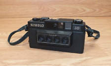 Genuine Vintage Nimslo 3D 35mm Collectible Camera With Strap *READ*