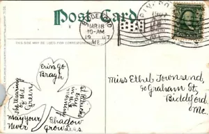 Vintage Postcard 1907 Searsport Maine Coal Pockets Mack's Point  - Picture 1 of 2