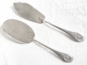 Hénin & Cie - couverts à glace - argent massif - poinçon Minerve - Picture 1 of 14