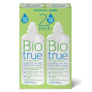 Bausch+Lomb BIOTRUE Kontaktlinsen-Pflegemittel AllinOne Kombilösung 2 x 300ml - Bild 1 von 1