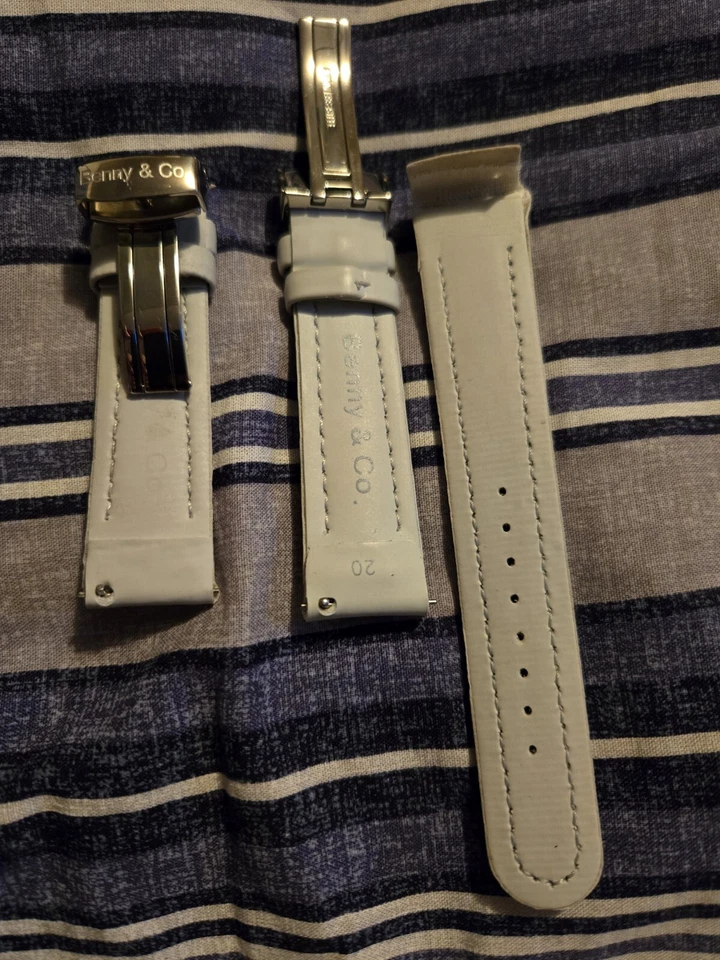  Benny & Co Men Grey  20 mm Polyurethane Band  Defect Shown In Pic  - Image 1 of 2