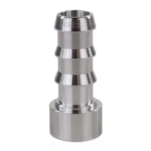 Aluminium Weld On Barb Push On Hose End Fitting - Picture 1 of 1