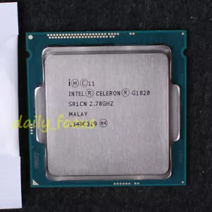 Intel Celeron G1820 SR1CN 2.7 GHz CPU Processor CM8064601483405 5 GT/s LGA 1150 - Picture 1 of 1