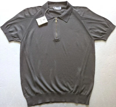 CAMISETA POLO BRUNELLO CUCINELLI HOMBRE VIZON GRIS PUNTO TALLA M Foto 1 de 4