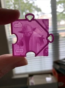 Star Wars Frito Lay Puzzle Piece Yoda Purple - Picture 1 of 3
