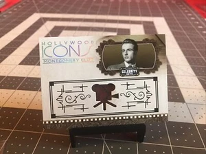 2008 Donruss Americana Montgomery Clift Authentic Swatch Card 063/100 Very Rare! - Picture 1 of 5