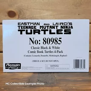 Figura de acción clásica de cómic Teenage Mutant Ninja Turtles blanco y negro TMNT - Imagen 1 de 9