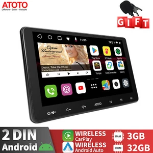 ATOTO S8 Premium 10IN 2DIN Car Stereo3+32G GPS NAV Wireless Android Auto/CarPlay - Picture 1 of 14