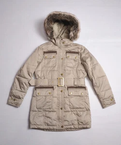 Girls BARBOUR International FiberDown Arctic Parka Jacket size M 8-9 years - Picture 1 of 12