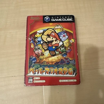 Paper Mario RPG Case Nintendo GameCube Official Game Japan - Image 1 of 4