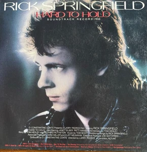 RICK SPRINGFIELD - Hard To Hold Soundtrack VINYL LP 1984 Starcall Exc Cond! DB1 - Picture 1 of 3