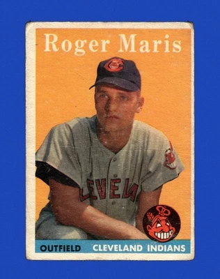 1958 Topps Set-Break No47 Роджер Марис RC НИЗКОКАЧЕСТВЕННЫЙ (сгибающийся) *GMCARDS* - Изображение 1 из 2