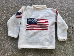Maglia Maglione Bandiera USA Lana Media Uomo o Una Grande Donna 🔥! - Foto 1 di 5